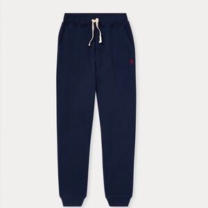 Ralph Lauren Navy Jogger Sweatpants with Red Pony